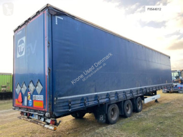 Semitrailer skjutbara ridåer (flexibla skjutbara sidoväggar) Krone