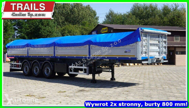 Semiremorca Mega 29 m³ / 12.600 m. 2 x side...
