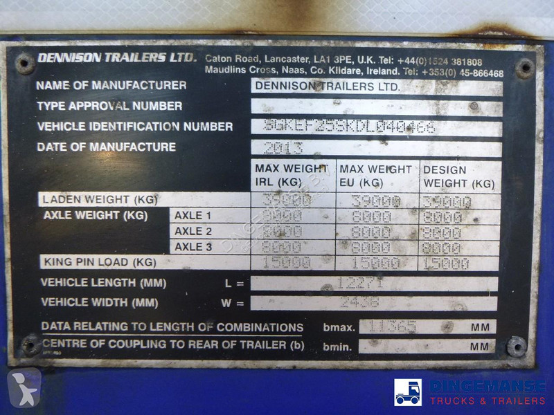 نصف مقطورة Dennison Stack - 3 x container...