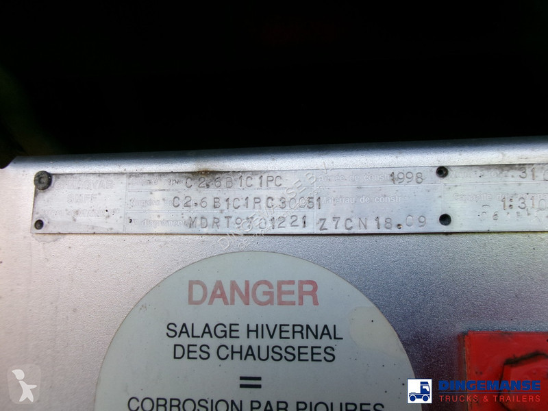 Semiremorca Magyar Bitumen tank inox 31 m3 / 1...