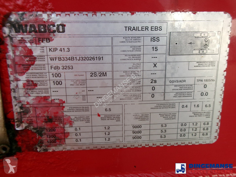Semi reboque Feldbinder Powder tank alu 41 m3...