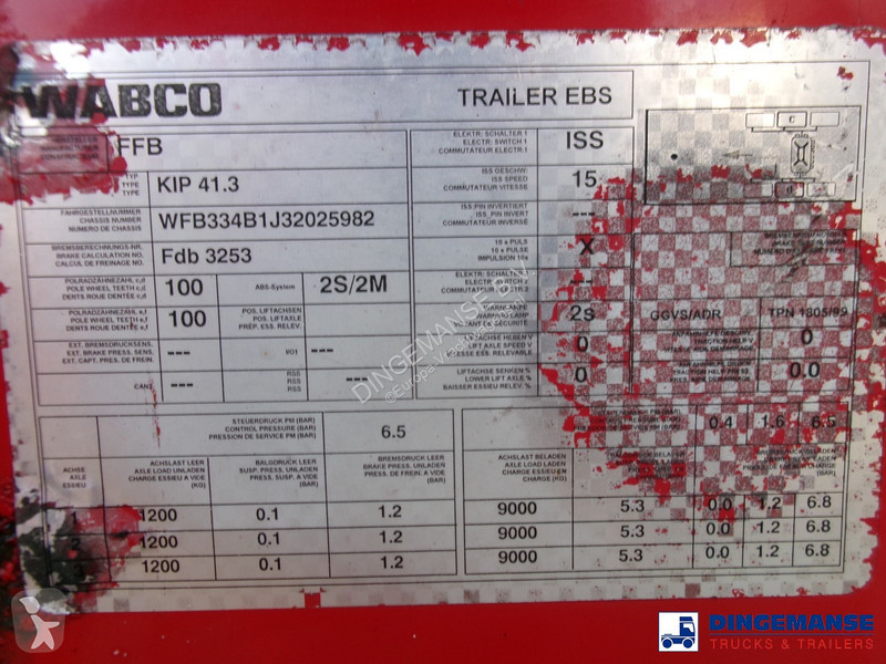 Semiremorca Feldbinder Powder tank alu 41 m3...