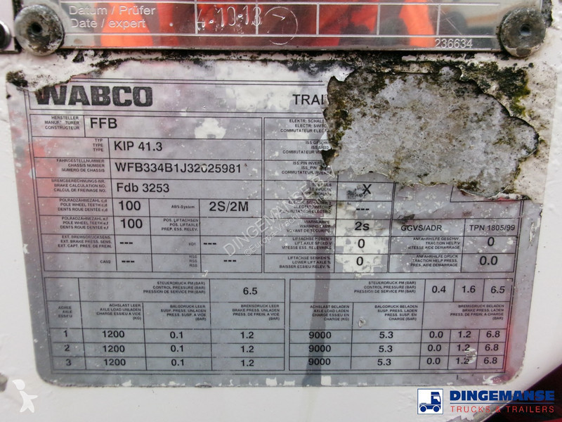 Semiremorca Feldbinder Powder tank alu 41 m3...