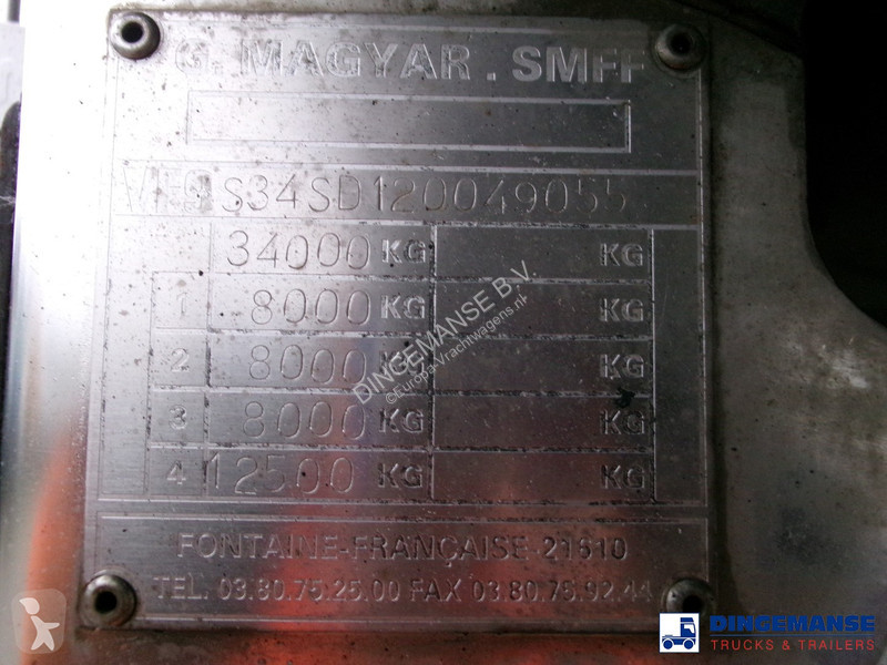 Semiremorca Magyar Bitumen / heavy oil tank...
