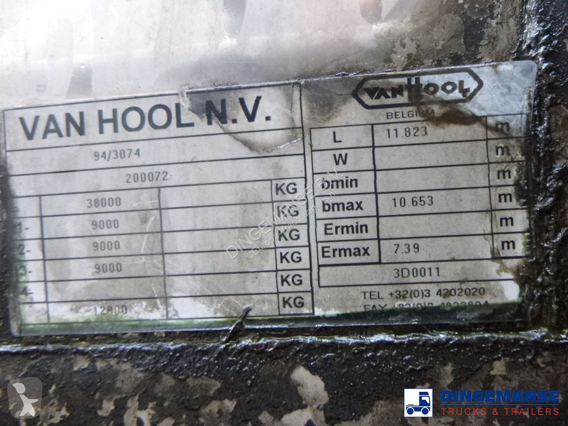 Semiremorca Van Hool Chemical tank inox L4BH 30...
