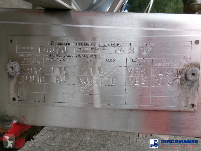 Semiremorca Clayton Chemical tank inox 18 m3 /...