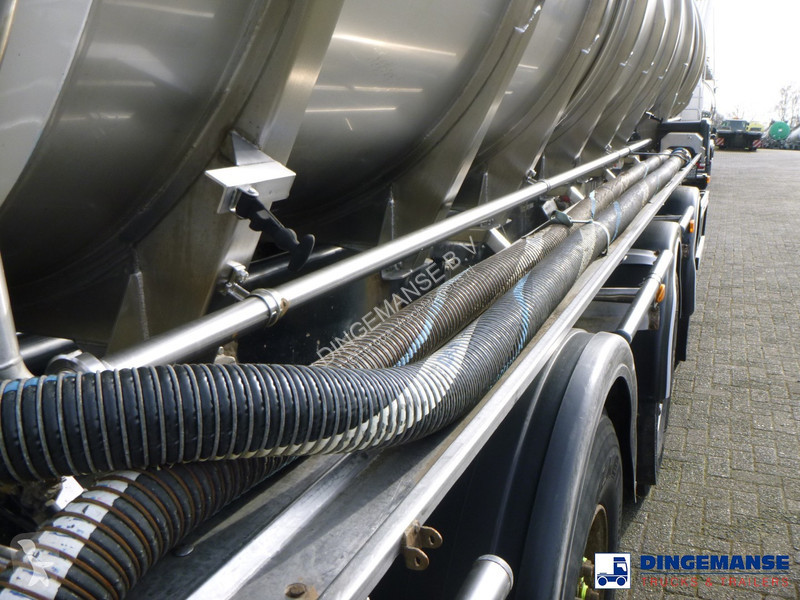 Semiremorca Burg Food tank inox 30.3 m3 / 3 comp