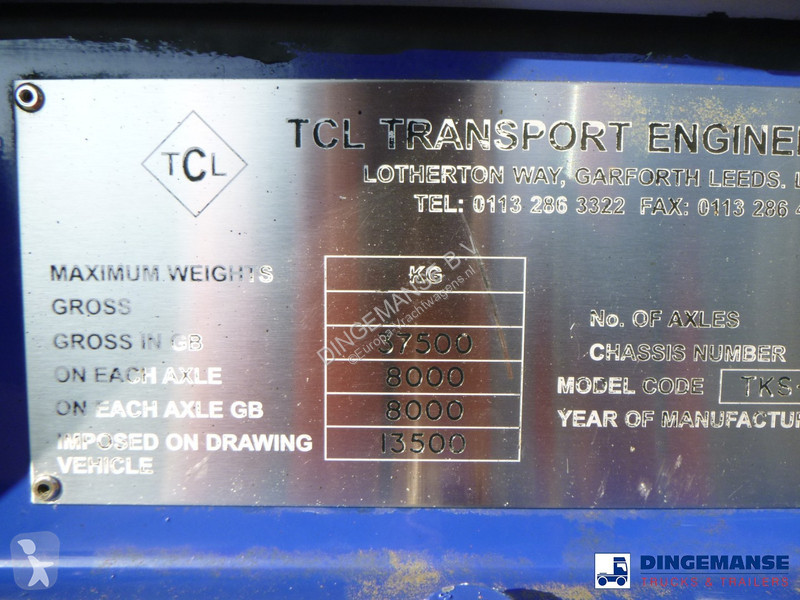 Semiremorca  Food tank inox 30 m3 / 1 comp + pump