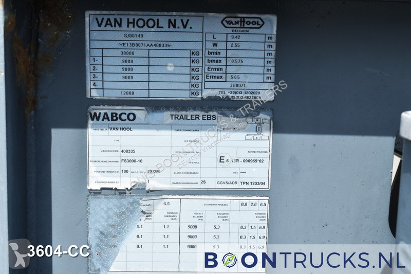 Semi reboque Van Hool 3B0071 € 12750 STACK...
