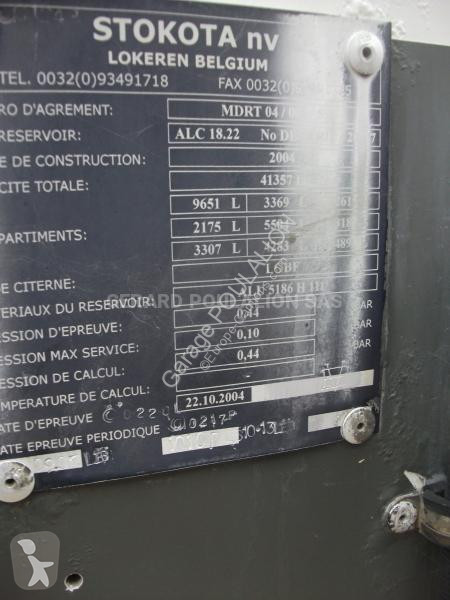 Semi reboque Stokota  Fuel tank alu 41.3 m3 / 9...