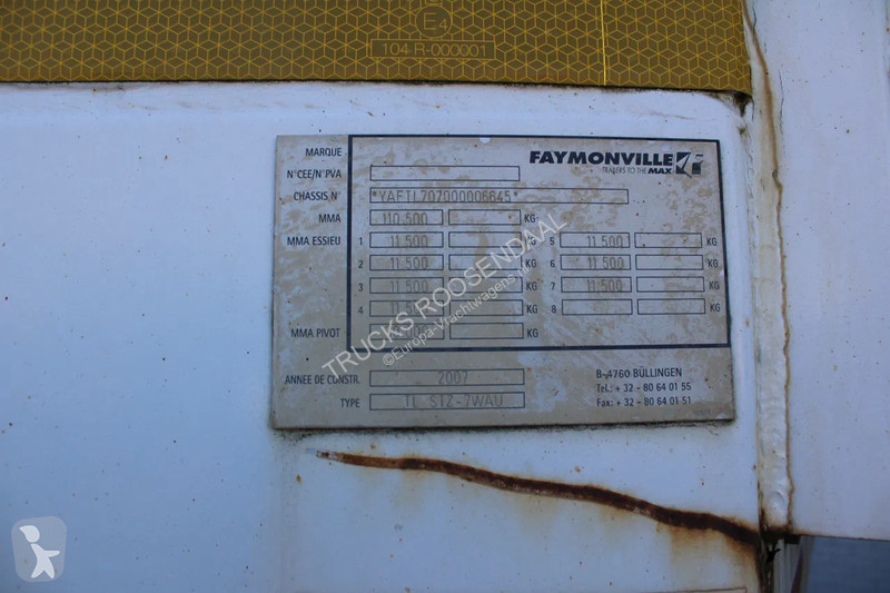 Semiremorca Faymonville 7 AXLE hydrolisch +...