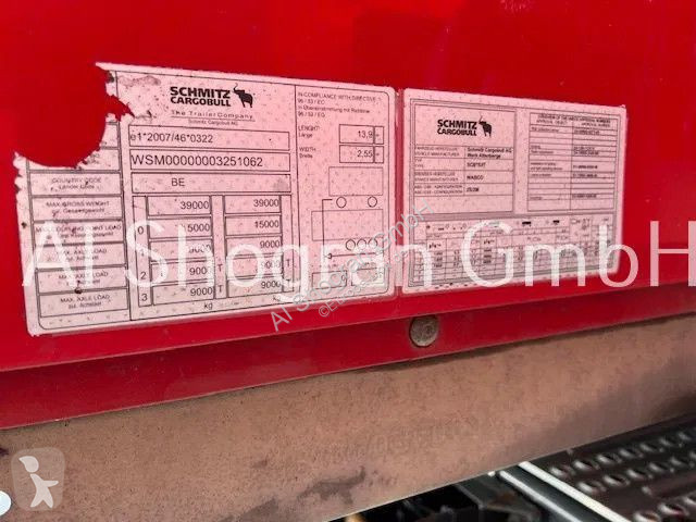 Návěs Schmitz Cargobull /EDSCHA/3 x Achsen/Coli