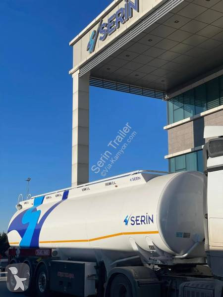 Semi remorque Serin Aluminum  Fuel Oil Tanker...