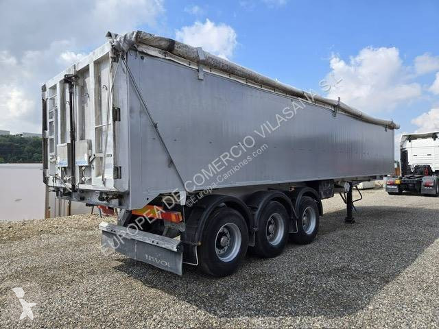 Semitrailer Tisvol basculante cereal 47m3