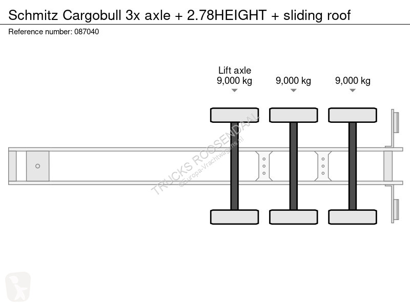 Semiremorca Schmitz Cargobull 3x axle +...