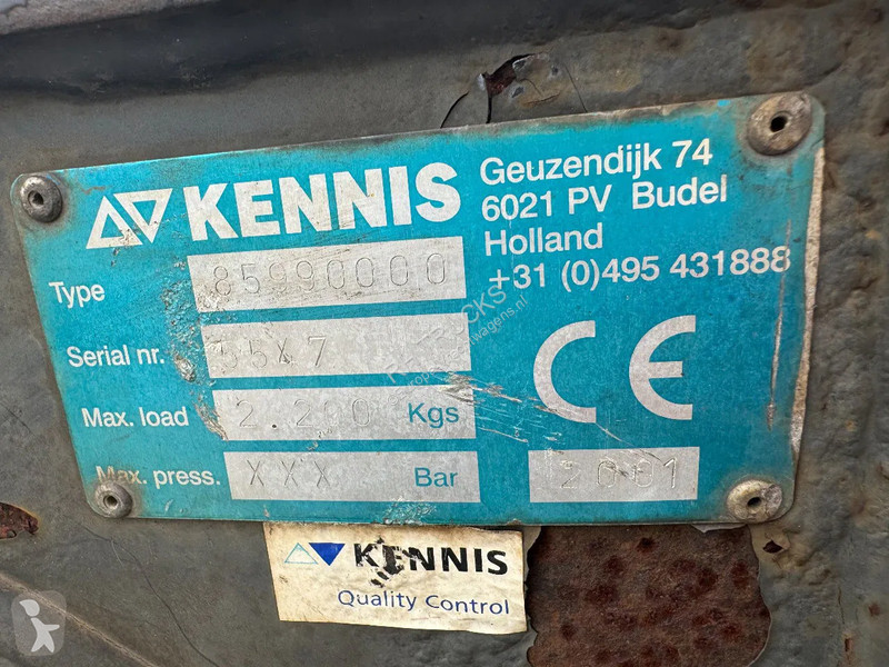 Oplegger KWB 2 LIFT + 2 STUURASSEN KENNIS...