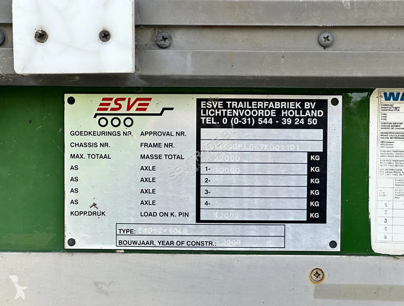 Oplegger Esve THEO MULDER ISOLATED BOX SIDE...
