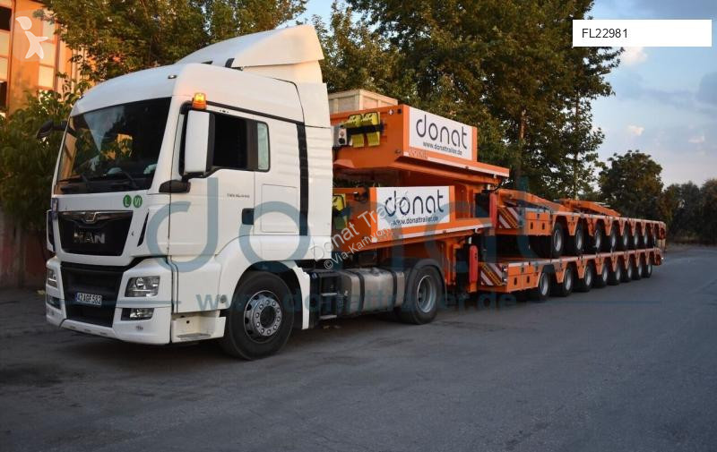Semiremorca Donat 8 axle lowbed with hydraulic...