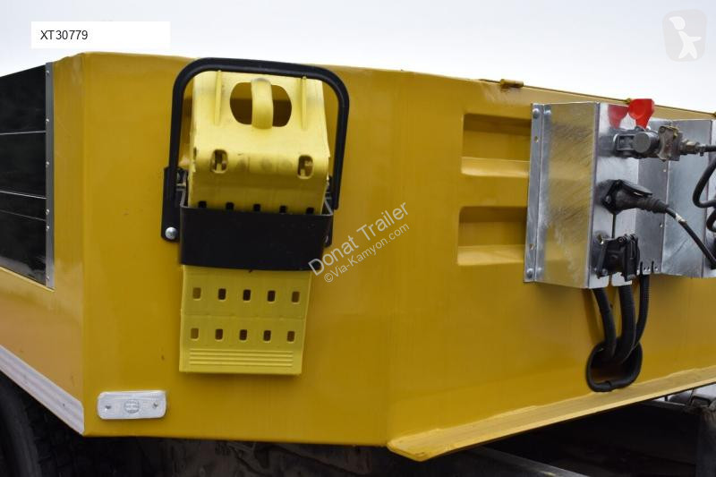 Oplegger Donat Front loading hydraulic lowbed