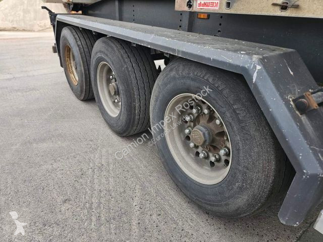 نصف مقطورة Kempf 55 cbm Stahl, Lift, ALCOA,...