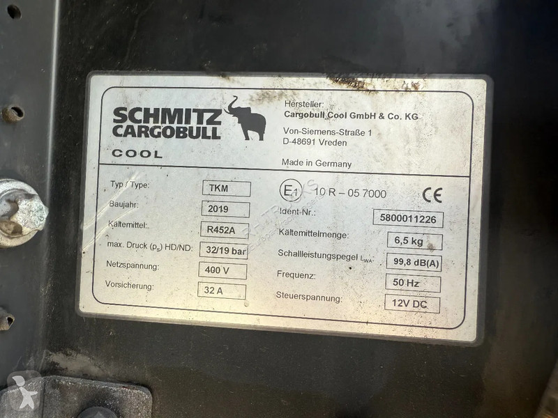 Oplegger Schmitz Cargobull SCB S3B, MEAT RAILS,...