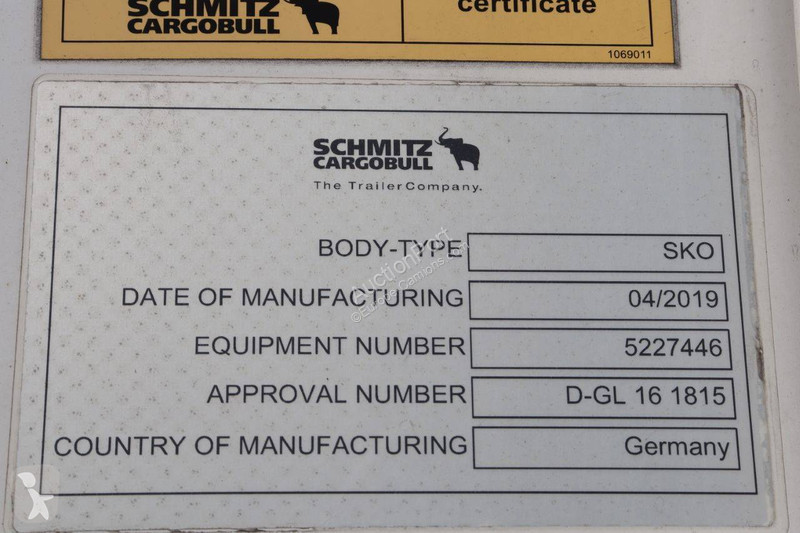 Semirimorchio Schmitz Cargobull SCB*S3B