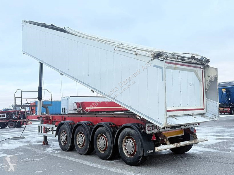 Semi remorque Kel-Berg Tipper / Alukastenmulde...