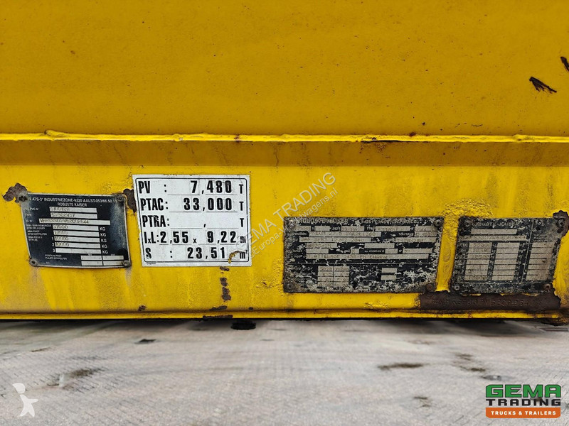 نصف مقطورة Robuste Kaiser S3302V37 2-Axle SAF -...