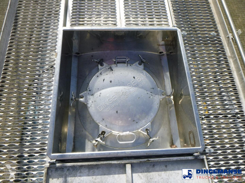 نصف مقطورة LAG Chemical tank inox 37.5 m3 / 1 comp