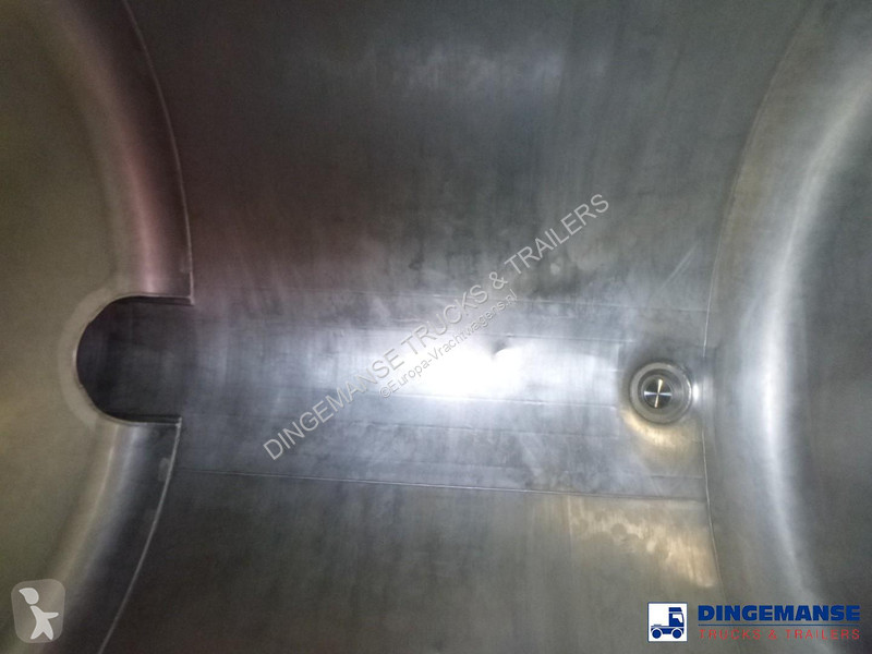 نصف مقطورة Burg Chemical tank inox L4BH 32.5 m3...