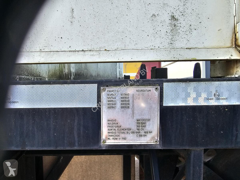 نصف مقطورة Burg BPO 12-10 ORNXX | USED FOR GAS...