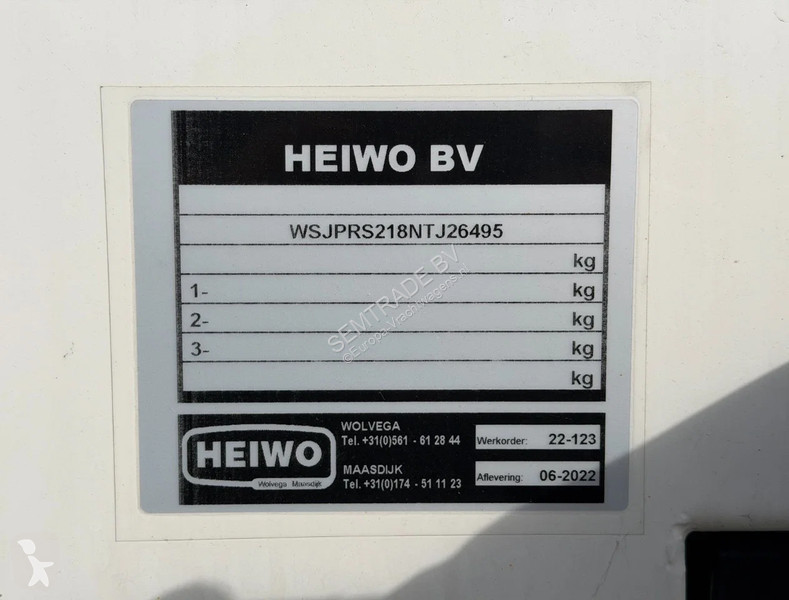 Sættevogn Heiwo N/A LPRS 18 ZIJDEUR LAADKLEP...