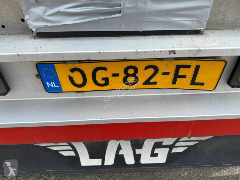 نصف مقطورة LAG L022 2 AS TANK MET SCHADE -...