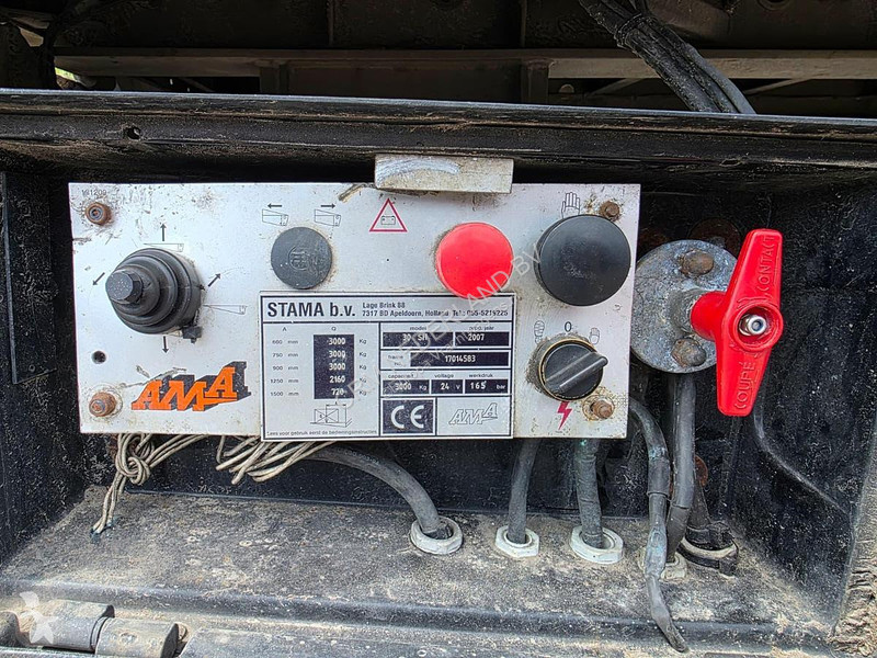 نصف مقطورة Groenewegen DRO 12-20 / LOADING LIFT...