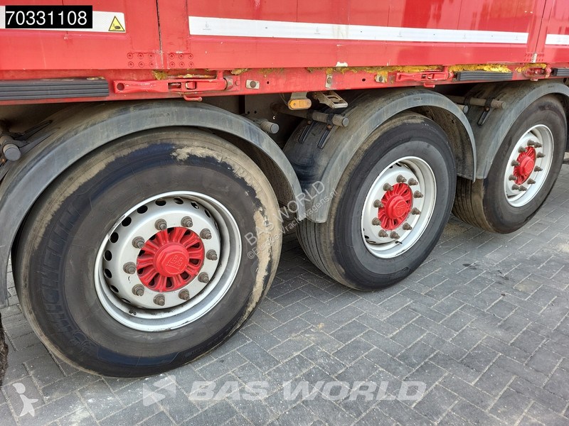 نصف مقطورة Knapen K600 Side Doors 10MM Lift Axle