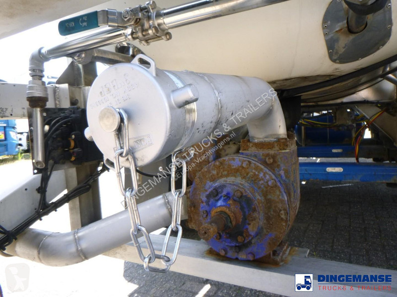 Semi remorque Feldbinder Chemical tank inox 30...