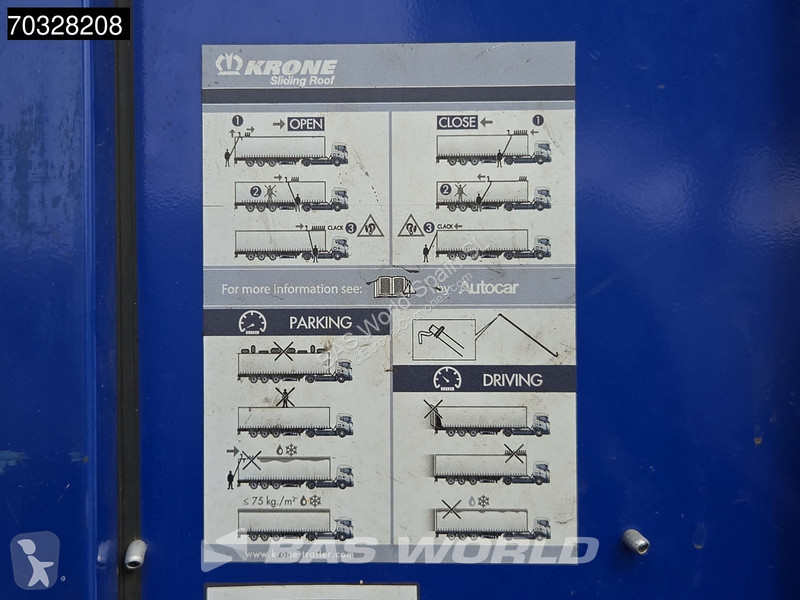 نصف مقطورة Krone Lift Axle Boards