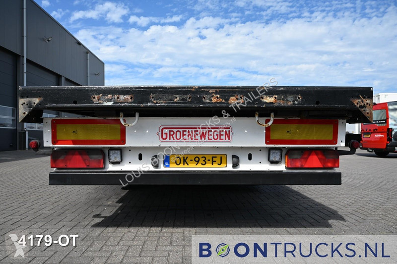 نصف مقطورة Groenewegen DRO-14-27 FLATBED | 2x...