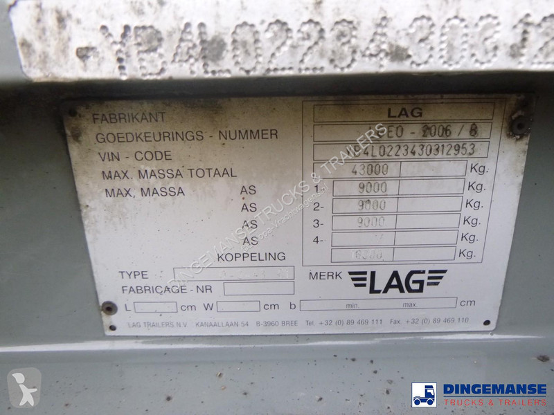 Semirremolque LAG Fuel tank alu 50.3 m3 / 5 comp