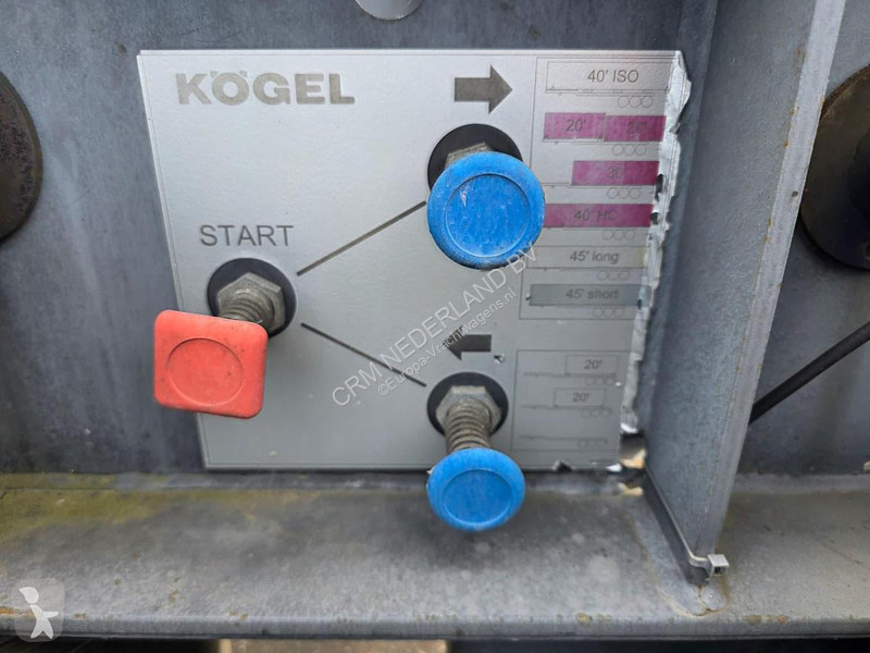 Návěs Kögel Port 45 simplex/ extendible/ saf disc