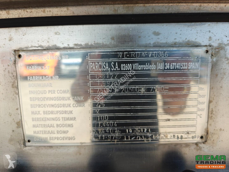 Semiremorca Parcisa C8122 Insulated Stainless...