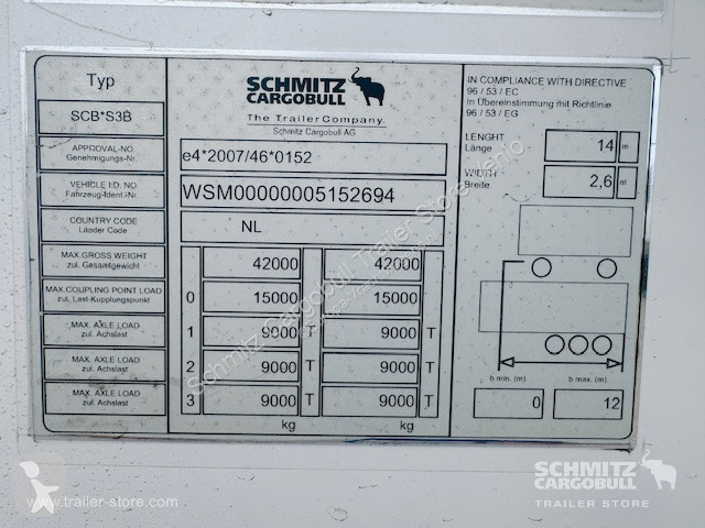 نصف مقطورة Schmitz Cargobull Tiefkühler Standard