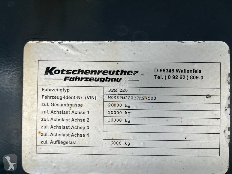 نصف مقطورة Kotschenreuther SPM 220...