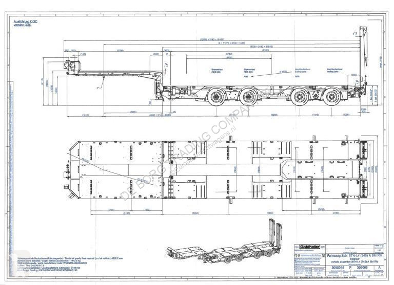 Semitrailer Goldhofer STN-L 4 (245) A RM2 Stepstar