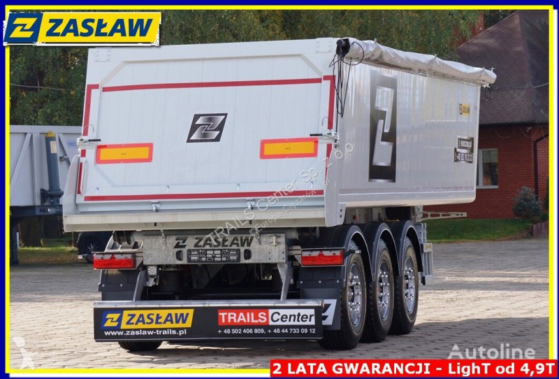 Semi remorque Zasław 28 m³ !! Light UP 4.990 kg...