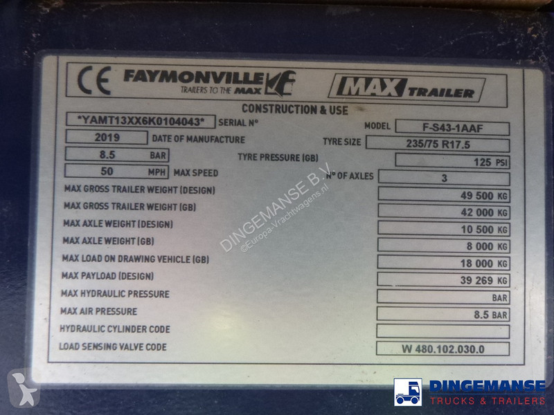 Semiremorca Faymonville 3-axle semi-lowbed...