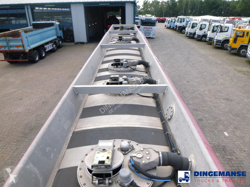 Semi remorque  Fuel tank alu 42.8 m3 / 6 comp +...