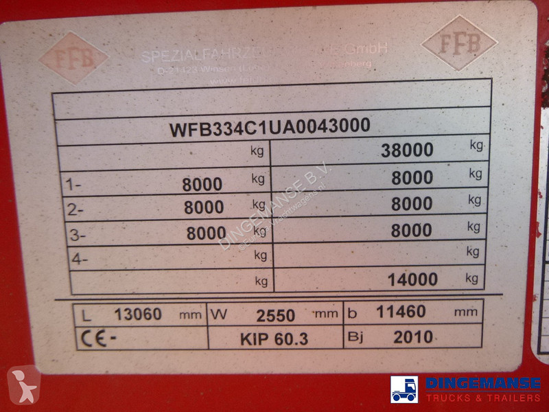 Semi reboque Feldbinder Powder tank alu 60 m3...
