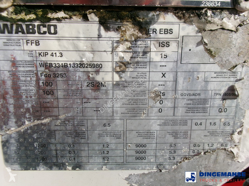 Semiremorca Feldbinder Powder tank alu 41 m3...