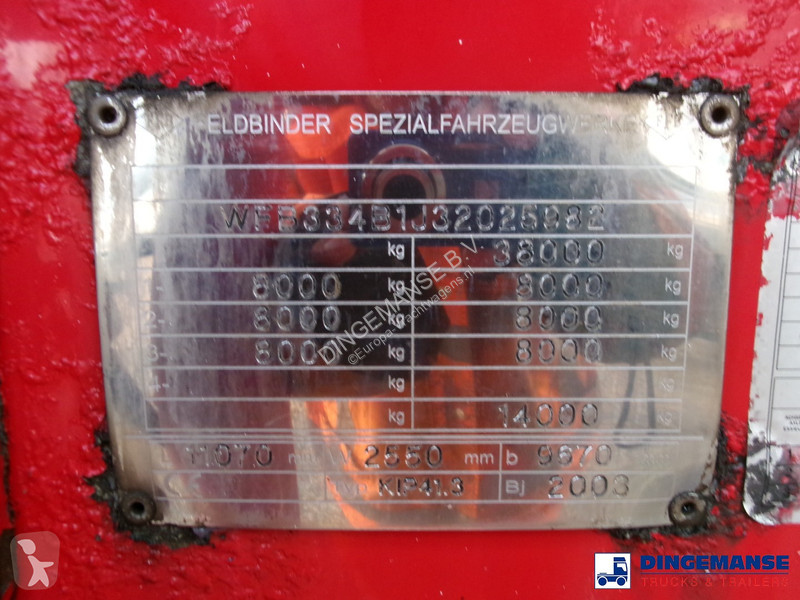 Semiremorca Feldbinder Powder tank alu 41 m3...